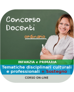 Concorso Docenti Infanzia e Primaria (Sostegno) - Prova Scritta e Orale