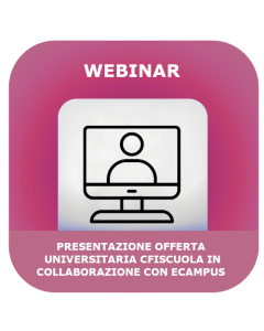 Presentazione offerta universitaria CFIScuola in collaborazione con eCampus
