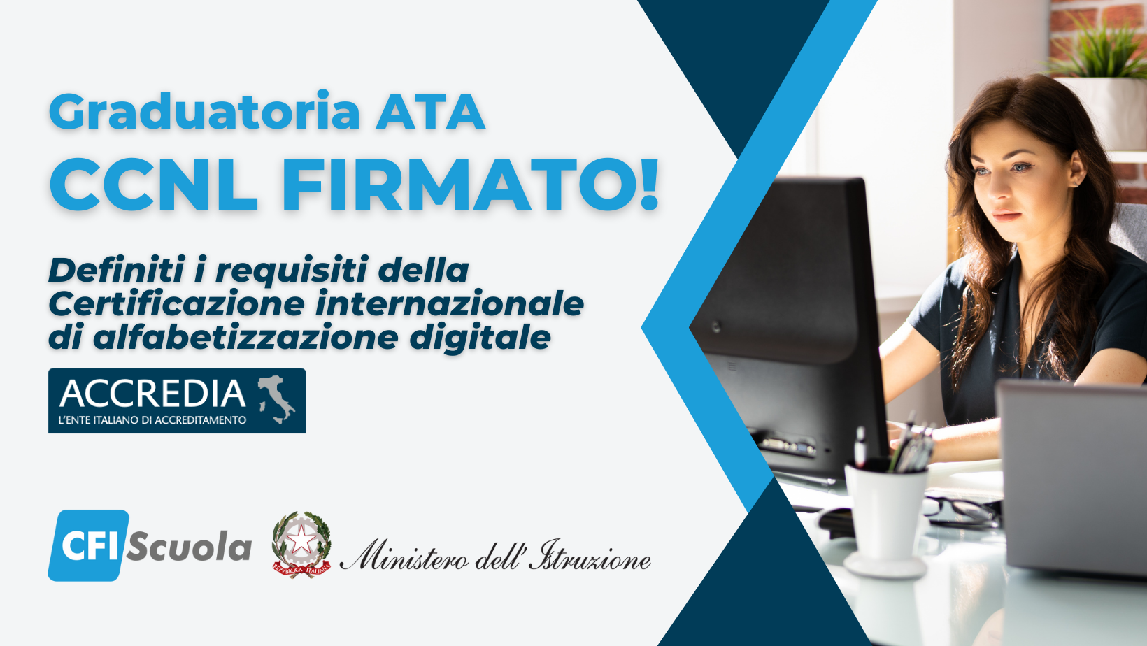 CCNL ATA firmato! Novità sulla Certificazione internazionale di alfabetizzazione digitale!