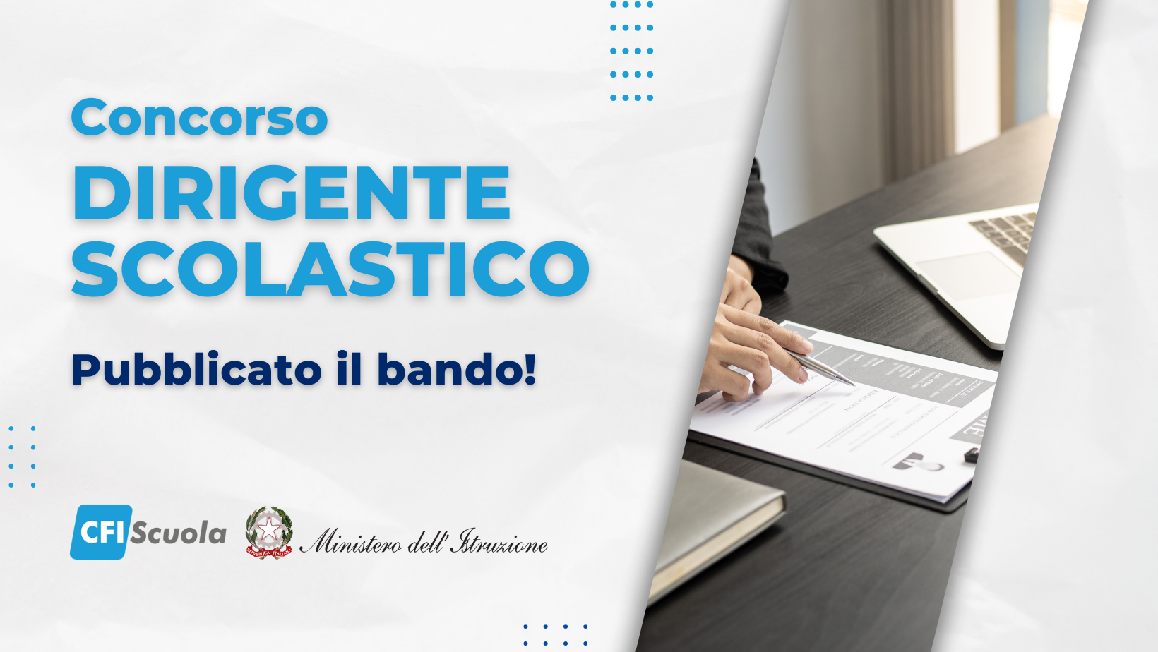 Concorso a Dirigente, pubblicato il Bando!