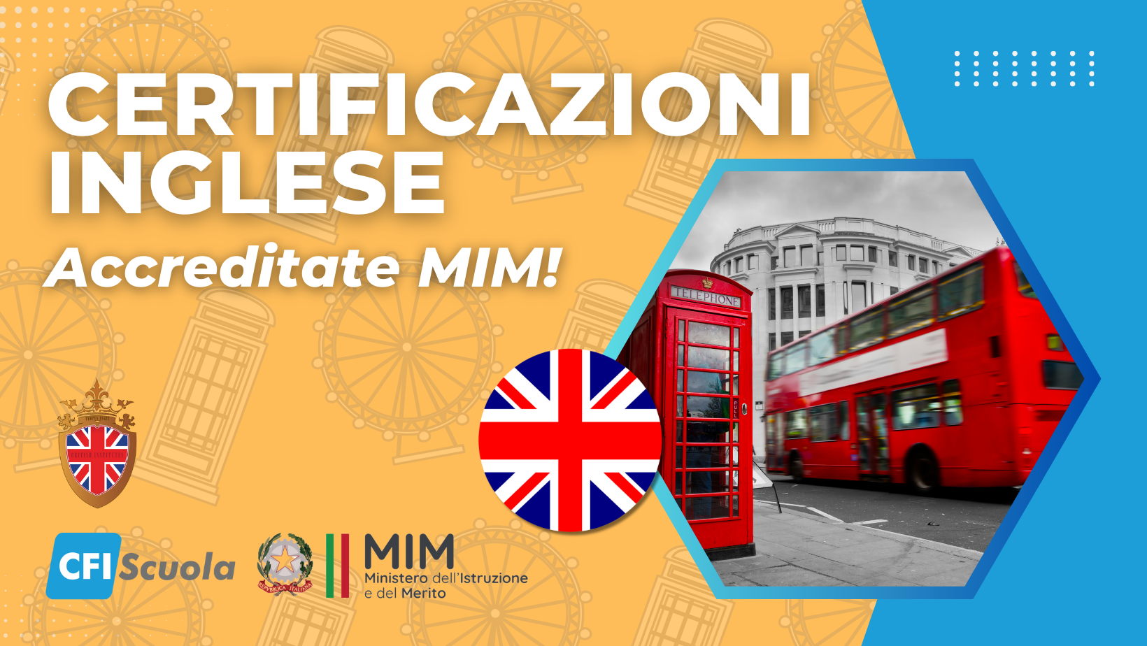 Certificazioni di lingua Inglese riconosciute dal MIM ora disponibili!