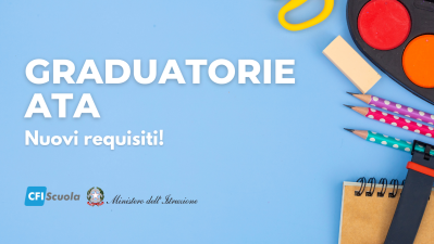 Graduatorie ATA già a gennaio? Affrettati!