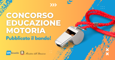 Concorso insegnanti educazione motoria: 1740 posti e domande entro il 6 settembre. Preparati con CFIScuola!