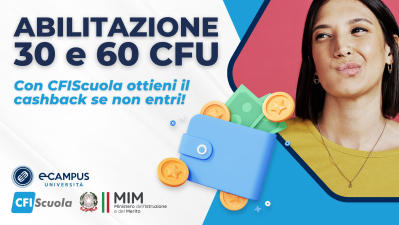 Abilitazione 30 CFU e 60 CFU? CFIScuola ti restituisce i 150€!