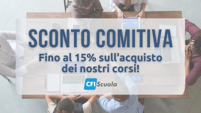 Sconti comitiva! Se siete almeno 10 corsisti