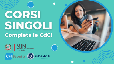 Corsi singoli per completamento CdC!