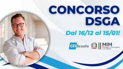Concorso DSGA, domande dal 16 dicembre al 15 gennaio!