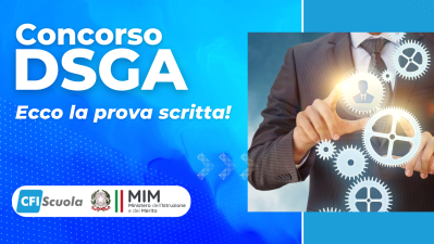 Concorso DSGA - Prova Scritta fissata al 10 Aprile!