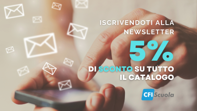 Iscriviti alla newsletter di CFIscuola e riceverai uno sconto del 5% sul tuo primo acquisto a scelta tra tutti i corsi del catalogo!