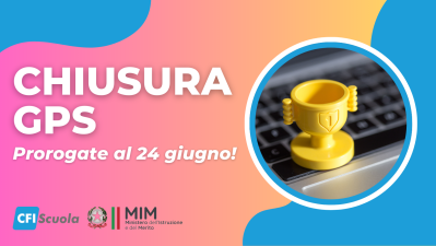 GPS 2024: proroga fino al 24 giugno!
