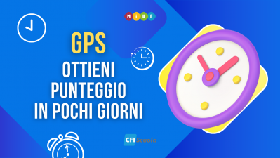 GPS, punteggio entro il 31 maggio!