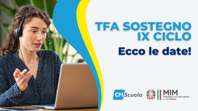 TFA Sostegno IX ciclo - Prove 7, 8, 9, 10 maggio!