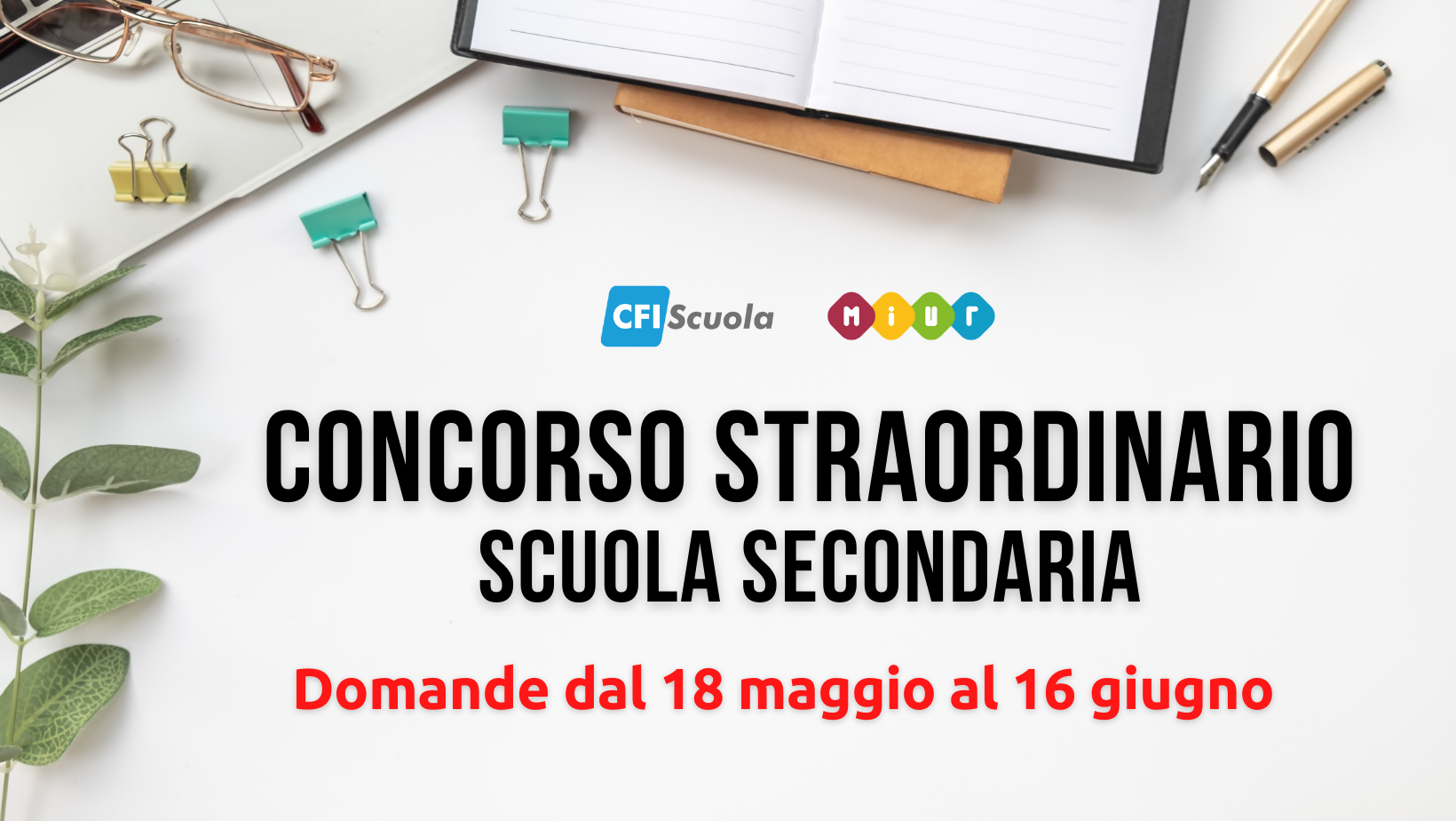 Concorso Straordinario, domanda entro il 16 giugno!