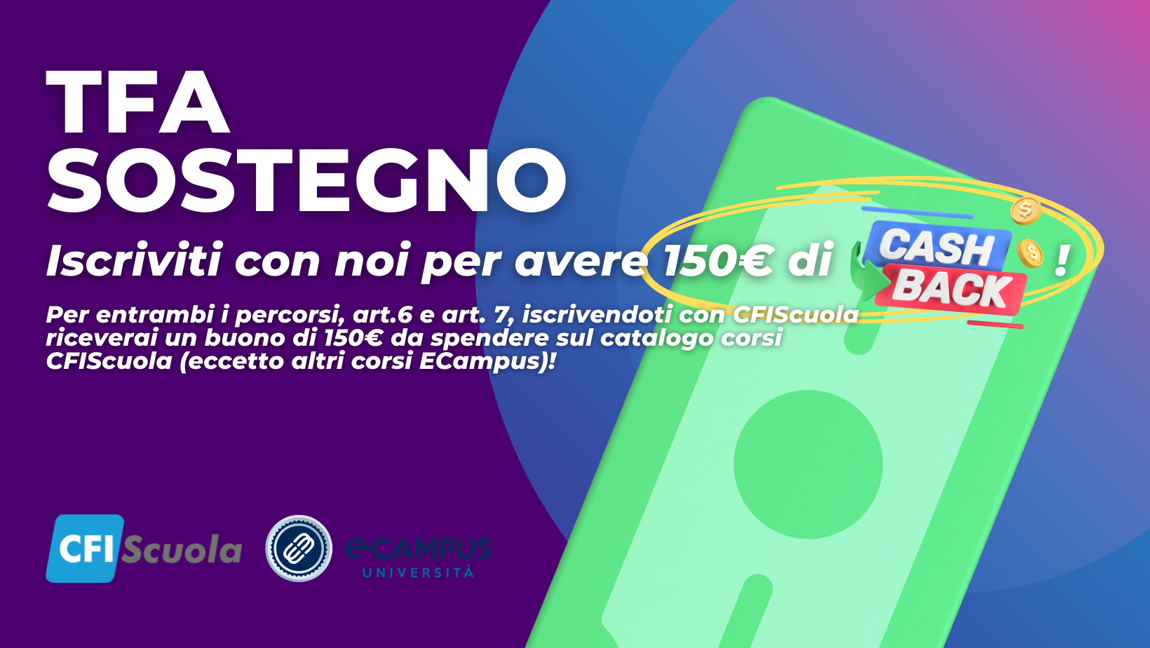 Percorsi Formativi TFA Sostegno art. 7 e art. 6!
